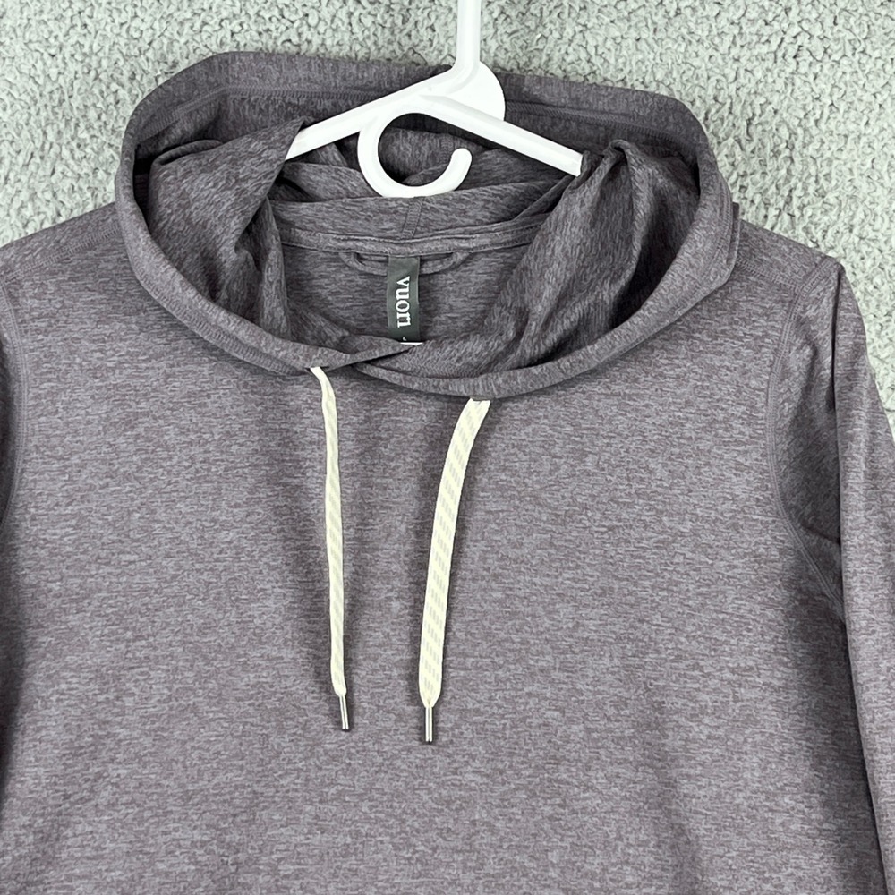 Vuori Halo Performance Hoodie Womens Large Heather Purple VW226 Pullover - Picture 2 of 13